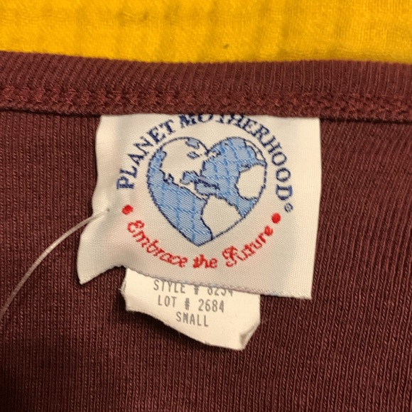 NWT Maternity size small ( or medium?) maroon button up cardigan - Picture 4 of 5